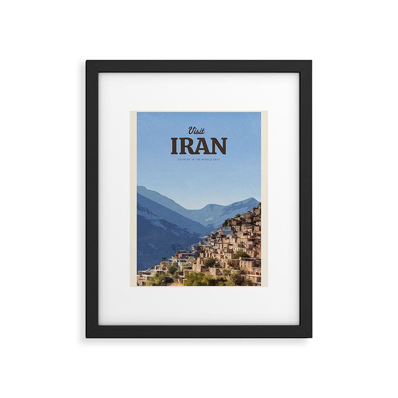 Visit Iran Framed Art Print Gallery Image 5