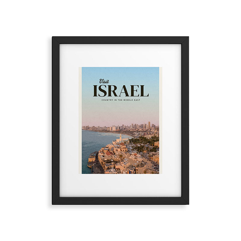 Visit Israel  Framed Art Print Gallery Image 5