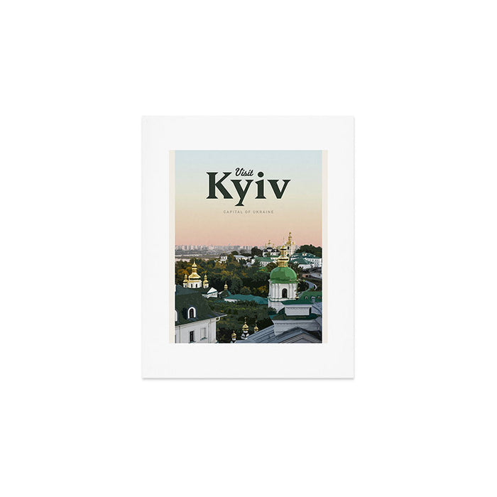 Visit Kyiv Art Print Gallery Image 1