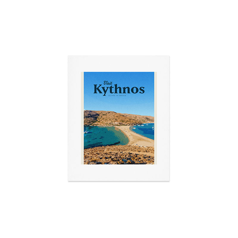 Visit Kythnos Art Print Gallery Image 1