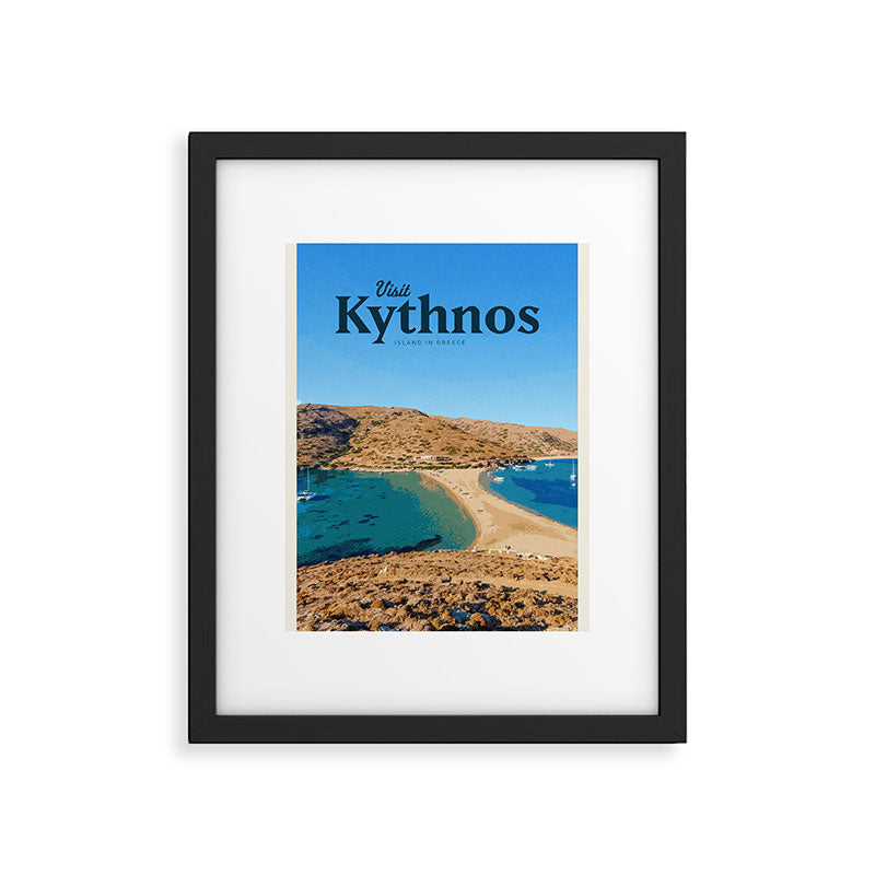 Visit Kythnos Framed Art Print Gallery Image 5