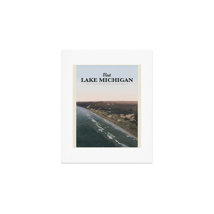 Visit Lake Michigan Art Print Gallery Image 1