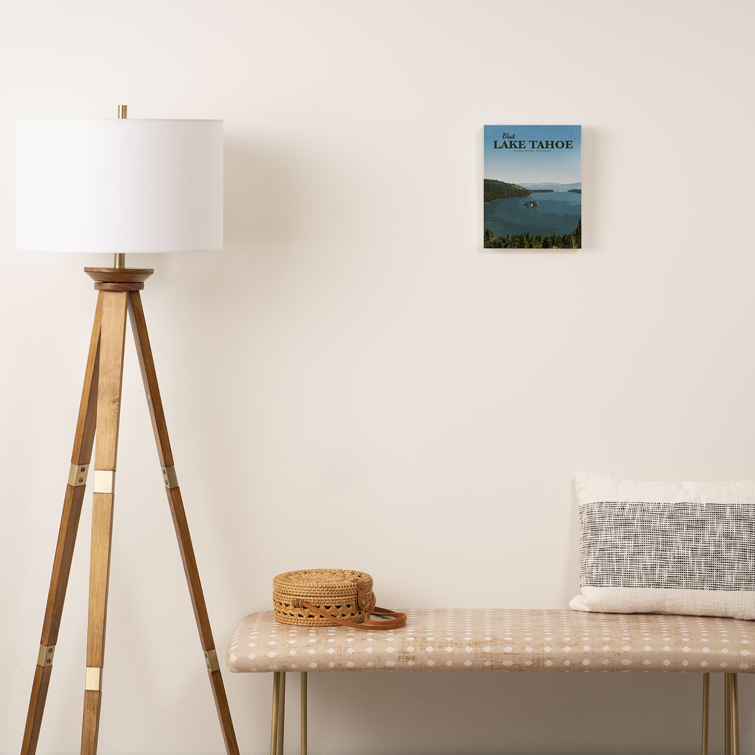 Visit Lake Tahoe Canvas Print Gallery Image 2