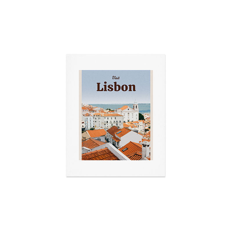 Visit Lisbon Art Print Gallery Image 1