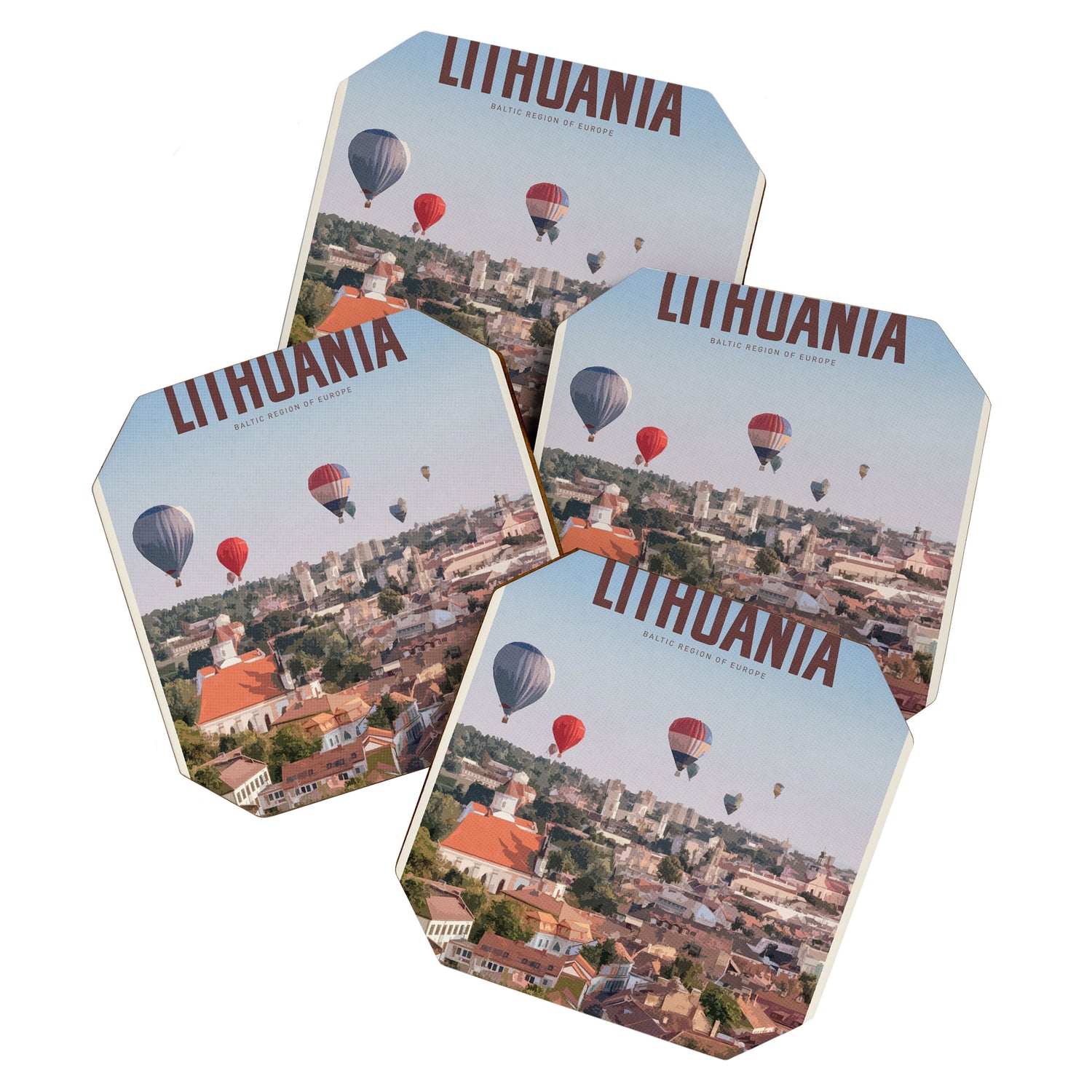 Visit Lithuania Coaster Gallery Image 1