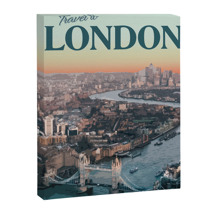 Visit London Canvas Print Gallery Image 1