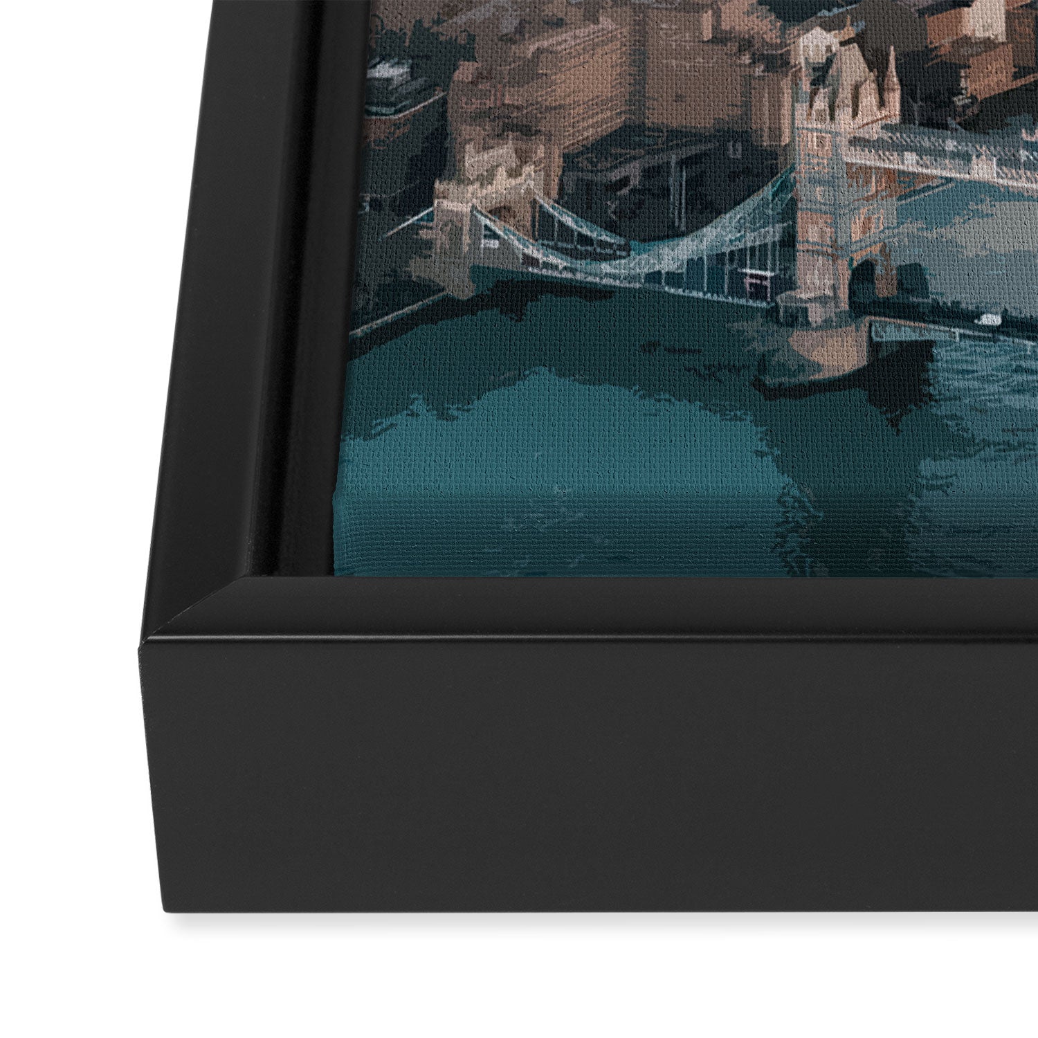 Visit London Framed Canvas Print Gallery Image 3