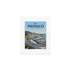 Visit Monaco Art Print Gallery Image 1