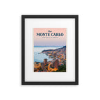 Visit Monte Carlo Framed Art Print Gallery Image 5