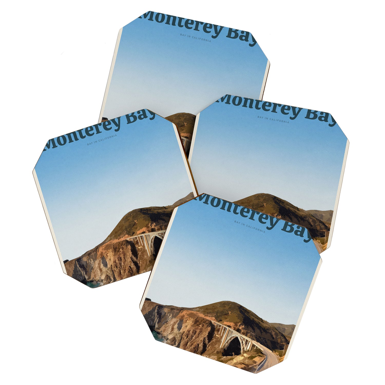 Visit Monterey Bay. Coaster Gallery Image 1