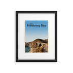 Visit Monterey Bay. Framed Art Print Gallery Image 5