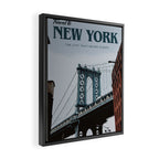 Visit New York Framed Canvas Print Gallery Image 2