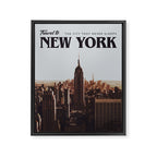 Visit New York Framed Canvas Print Gallery Image 6