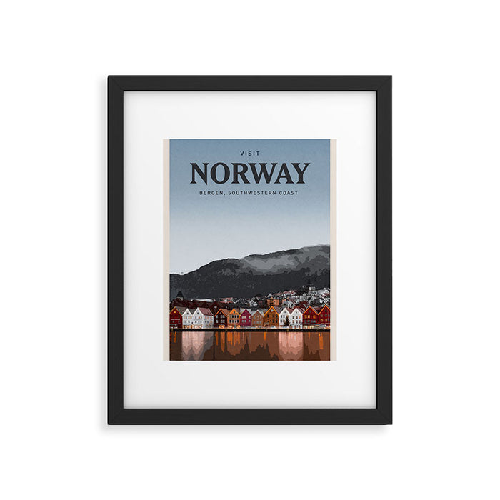 Visit Norway Framed Art Print Gallery Image 1