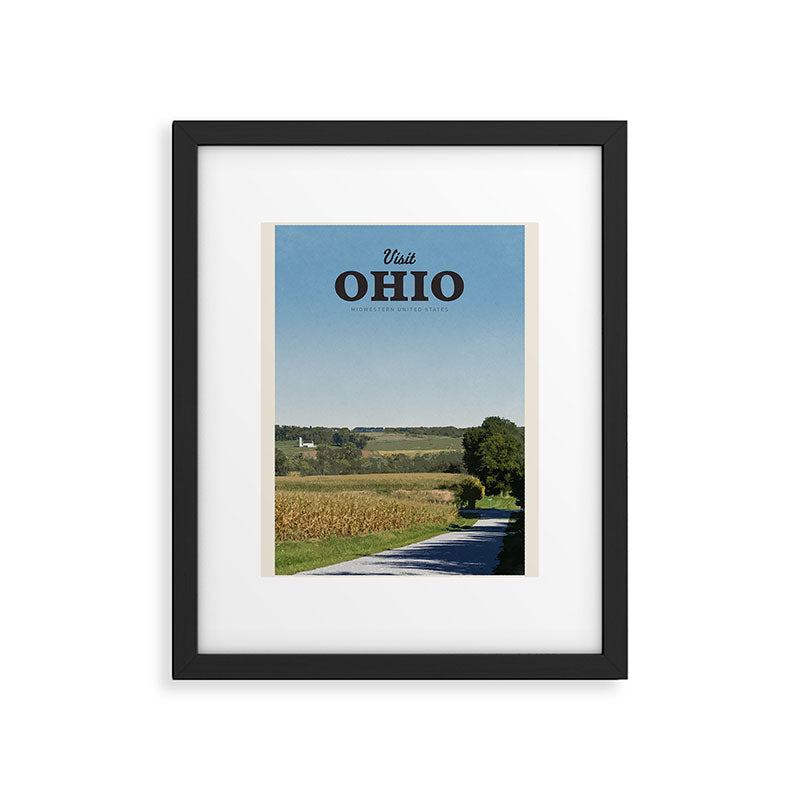 Visit Ohio Framed Art Print Gallery Image 5