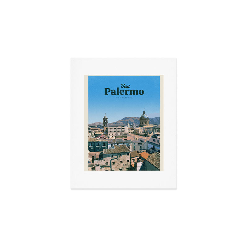 Visit Palermo Art Print Gallery Image 1