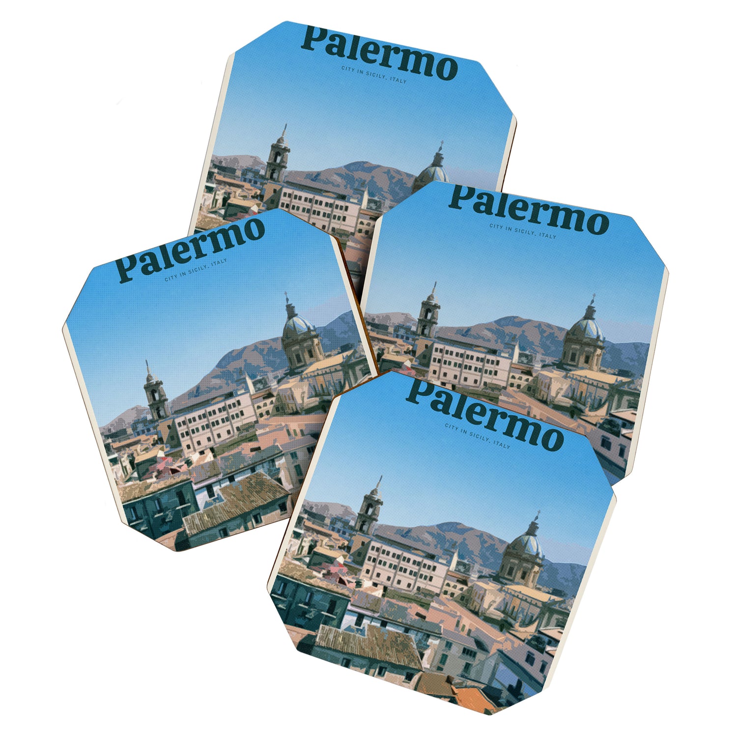 Visit Palermo Coaster Gallery Image 1