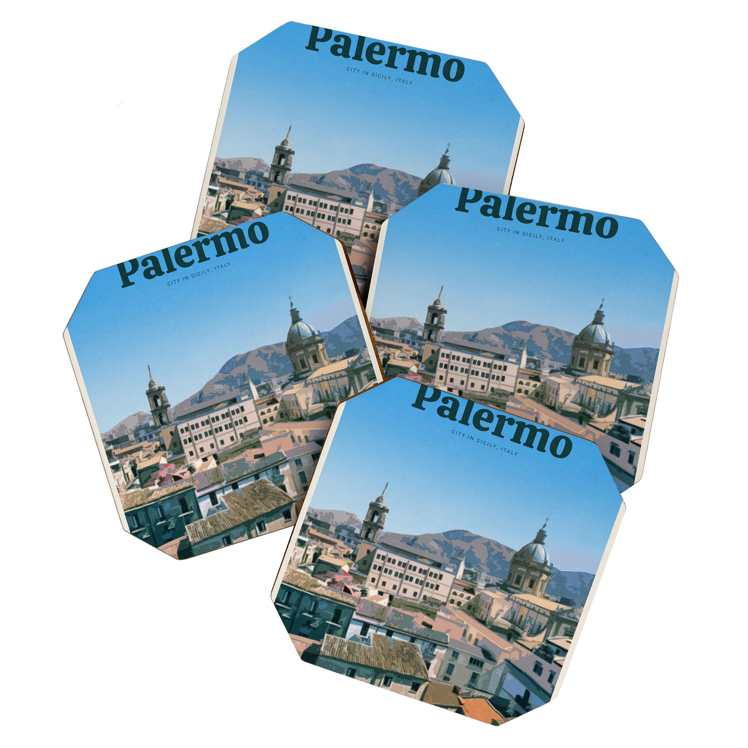 Visit Palermo Coaster Gallery Image 1