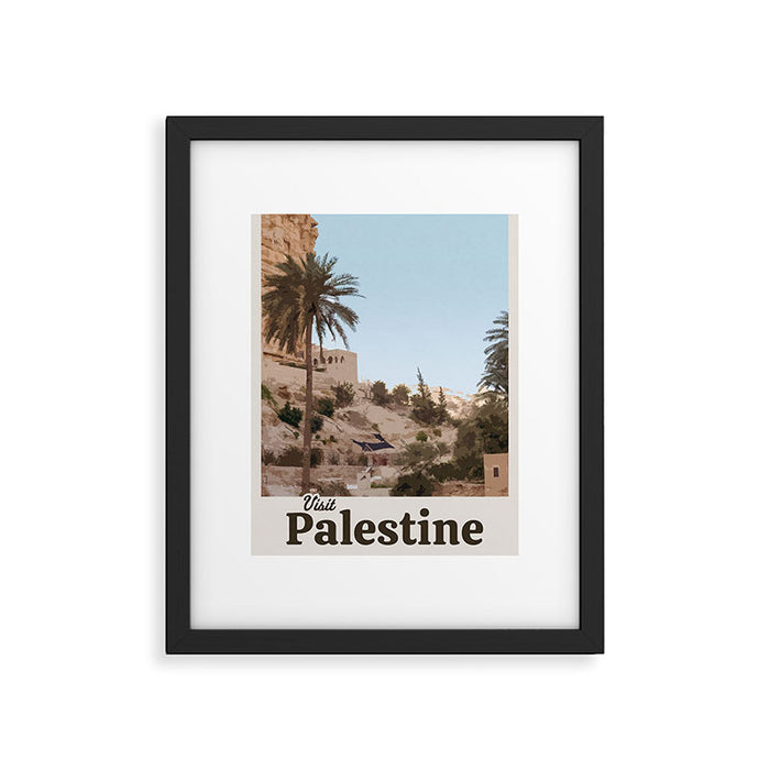 Visit Palestine Framed Art Print Gallery Image 1