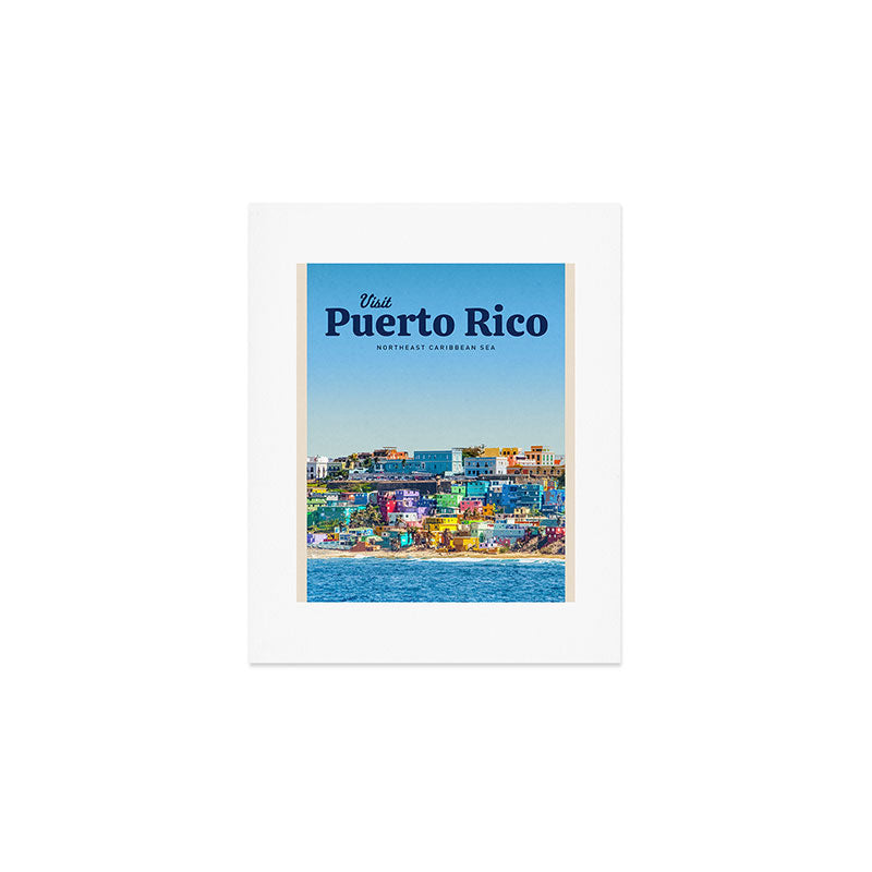 Visit Puerto Rico Art Print Gallery Image 1