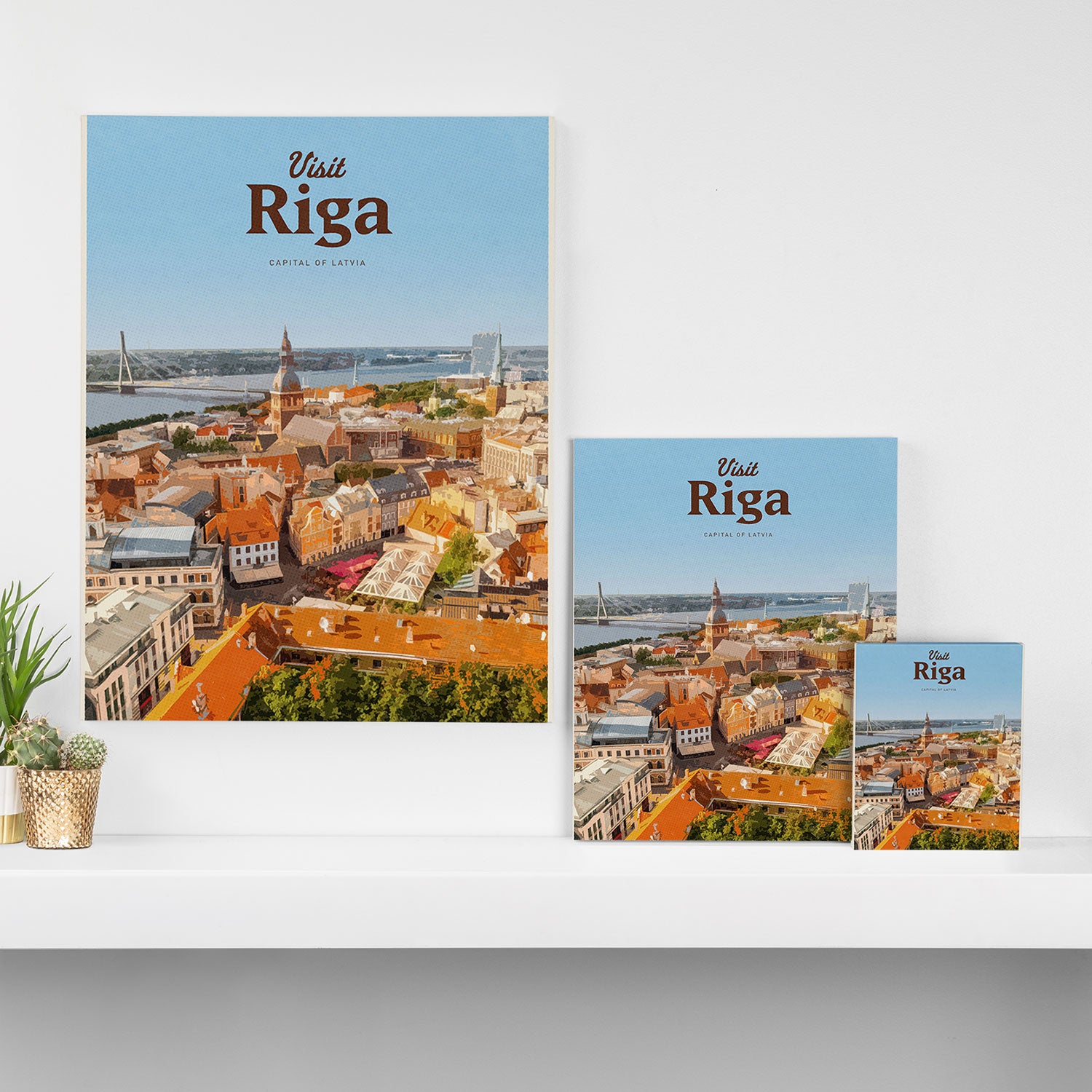 Visit Riga Canvas Print Gallery Image 3