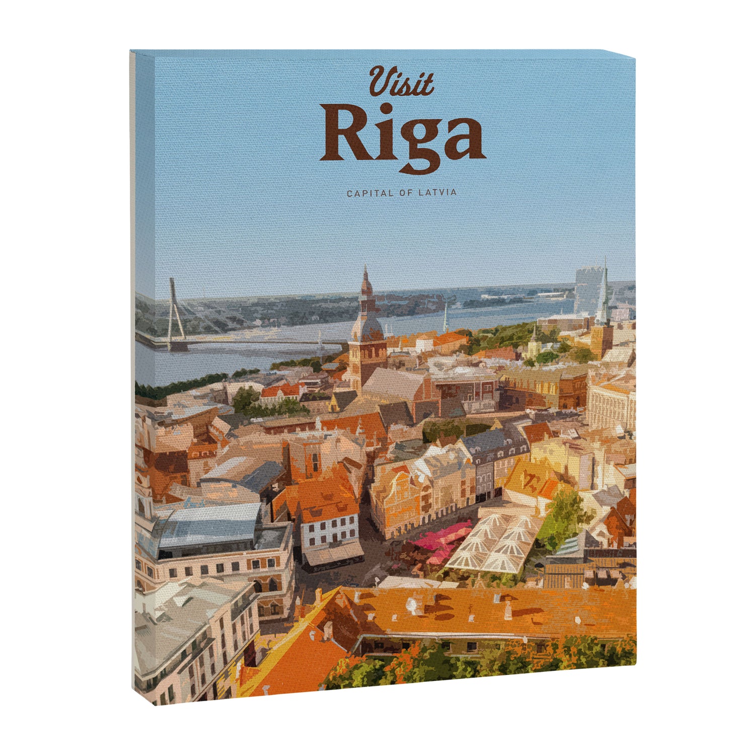 Visit Riga Canvas Print Gallery Image 3