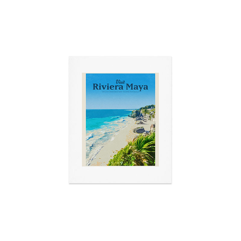 Visit Riviera Maya Art Print Gallery Image 1