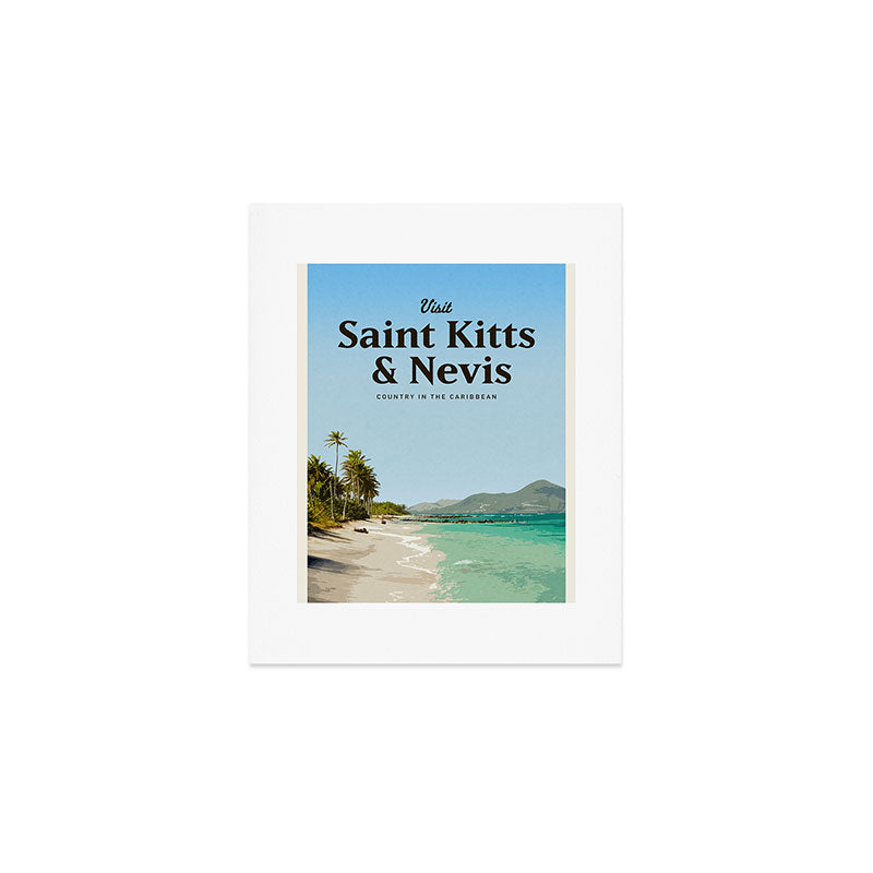Visit Saint Kitts & Nevis Art Print Gallery Image 1