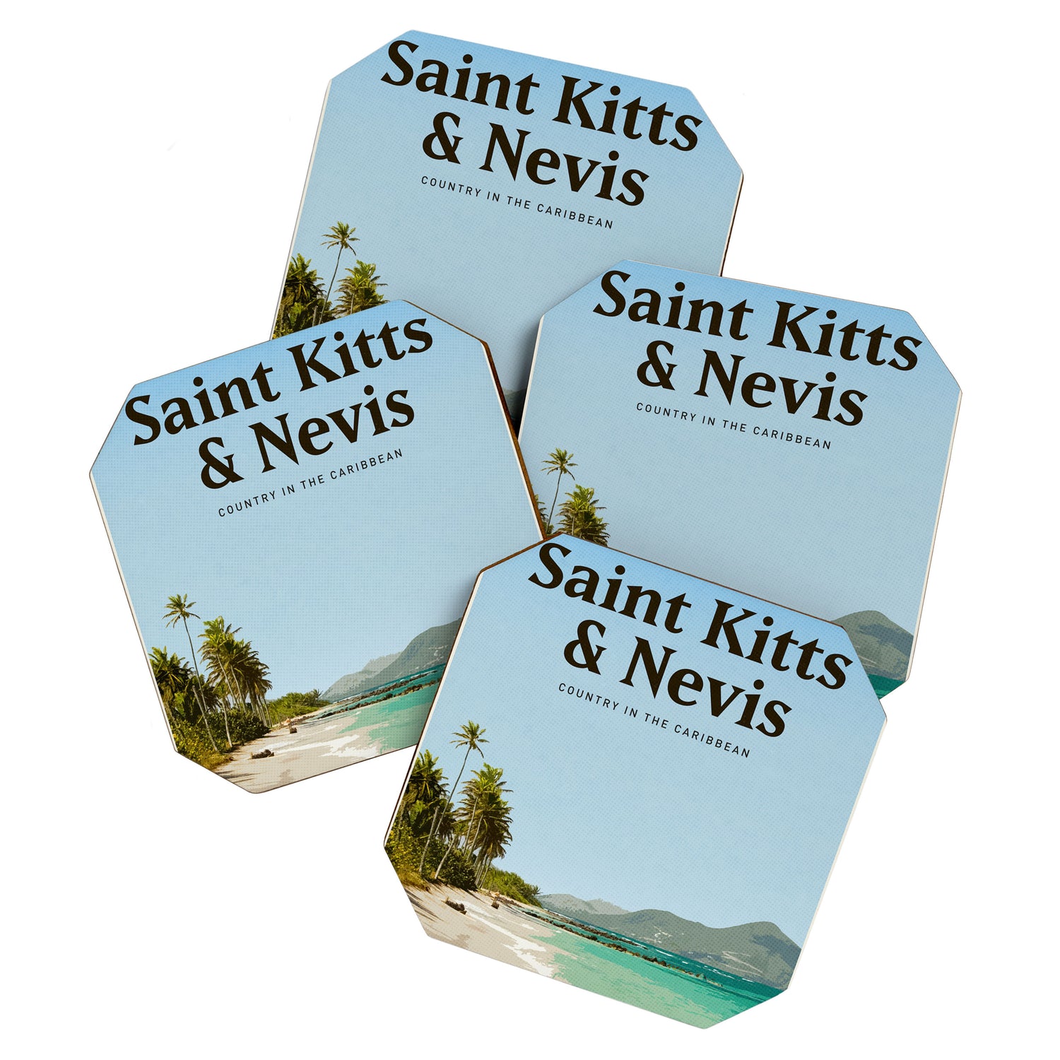 Visit Saint Kitts & Nevis Coaster Gallery Image 1