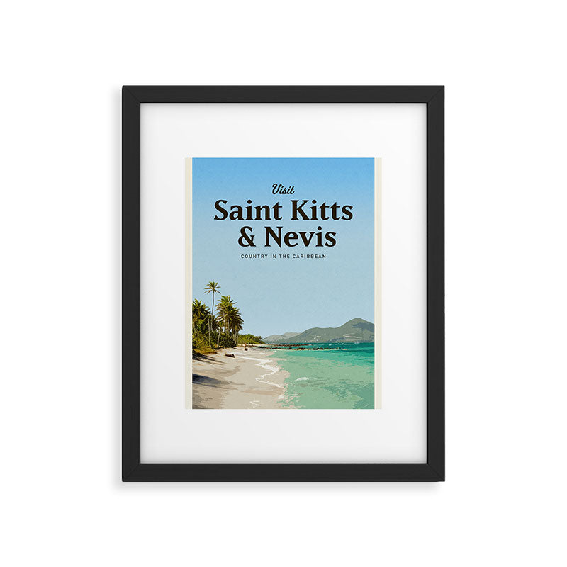 Visit Saint Kitts & Nevis Framed Art Print Gallery Image 5