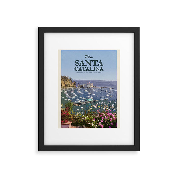 Visit Santa Catalina Framed Art Print Gallery Image 1