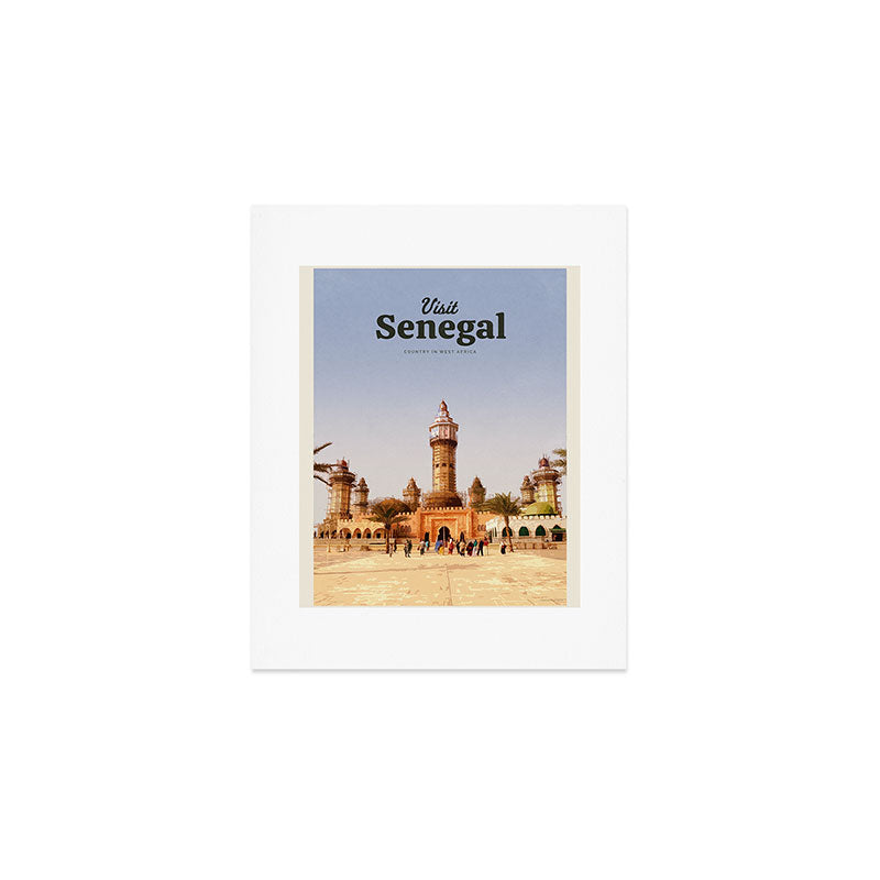 Visit Senegal Art Print Gallery Image 1