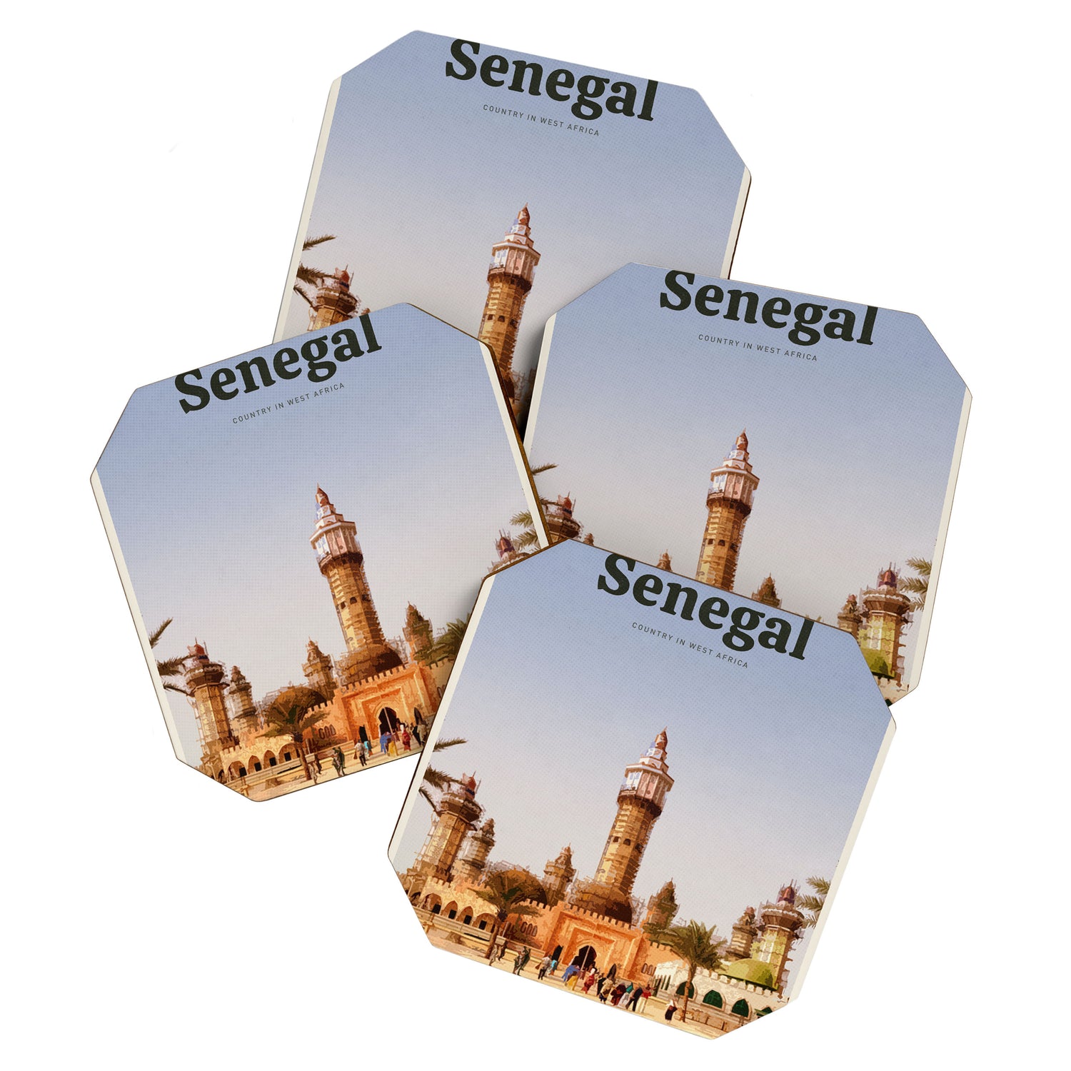 Visit Senegal Coaster Gallery Image 1