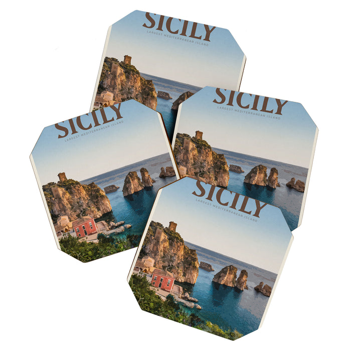 Visit Sicily Coaster Gallery Image 1