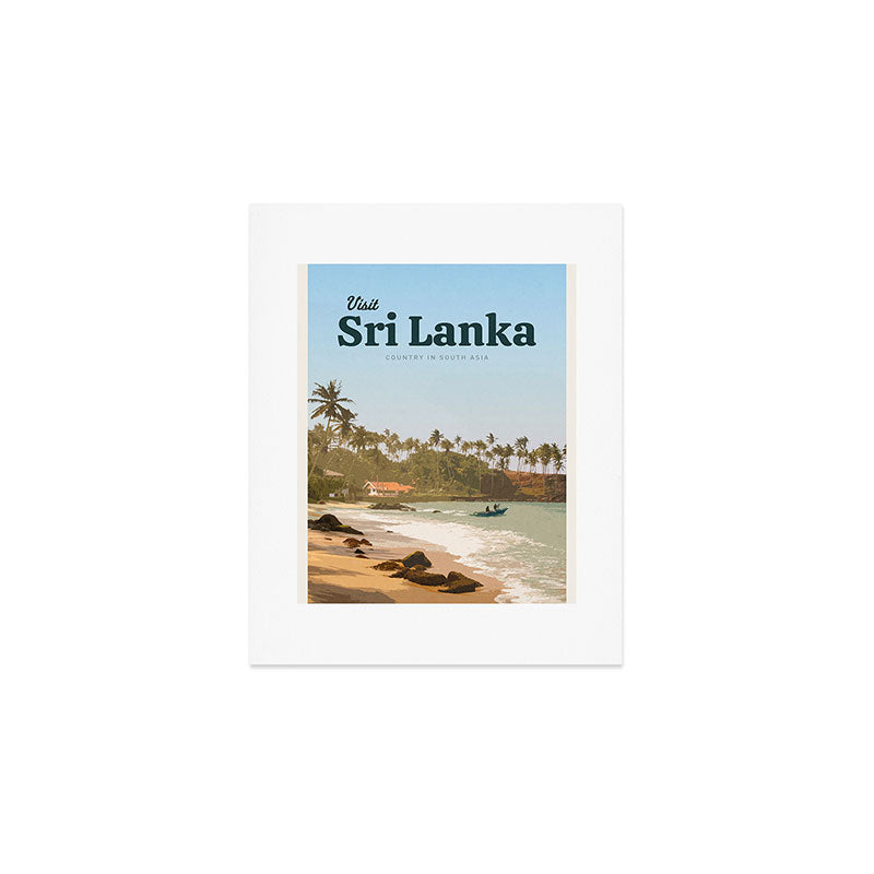 Visit Sri Lanka Art Print Gallery Image 1