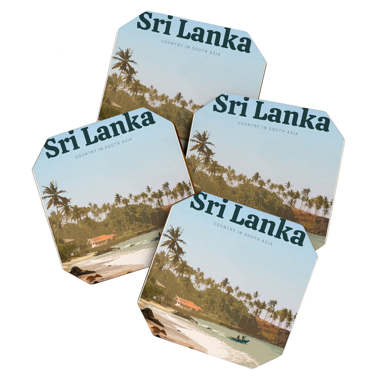 Visit Sri Lanka Coaster Gallery Image 1