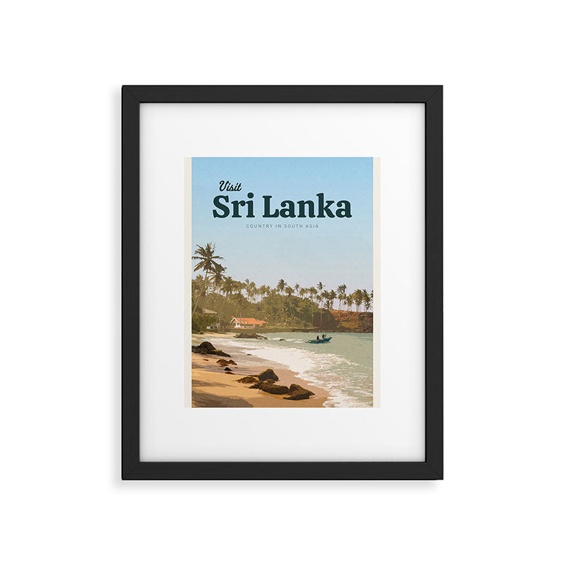 Visit Sri Lanka Framed Art Print Gallery Image 5