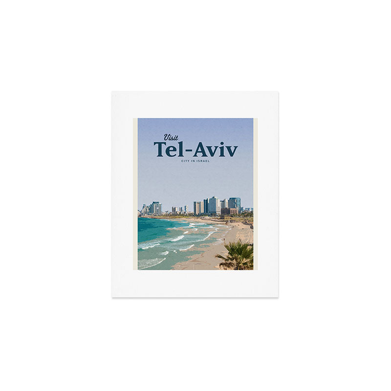 Visit Tel-Aviv Art Print Gallery Image 1
