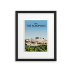 Visit The Acropolis Framed Art Print Gallery Image 5