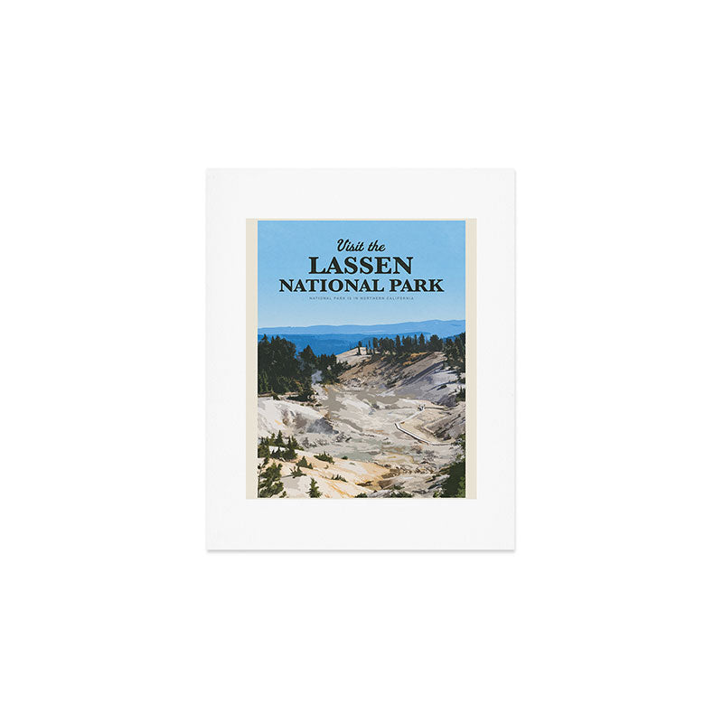 Visit the Lassen National Park Art Print Gallery Image 1