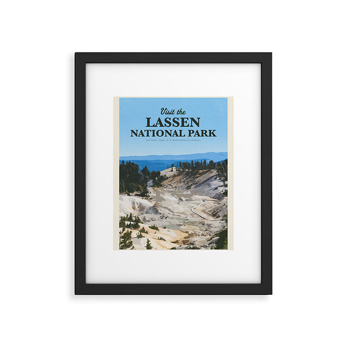 Visit the Lassen National Park Framed Art Print Gallery Image 1