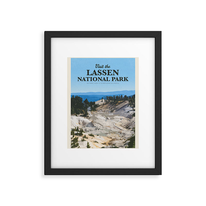 Visit the Lassen National Park Framed Art Print Gallery Image 5