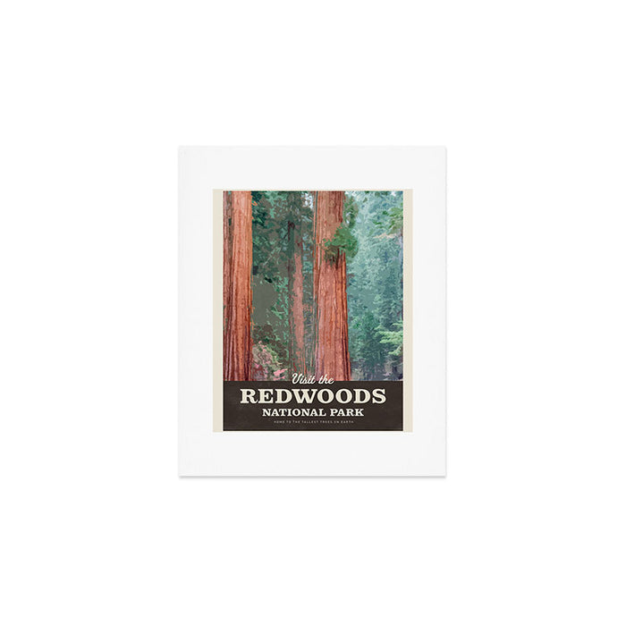 Visit the Redwoods National Park Art Print Gallery Image 1