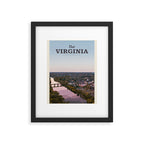 Visit Virginia Framed Art Print Gallery Image 5