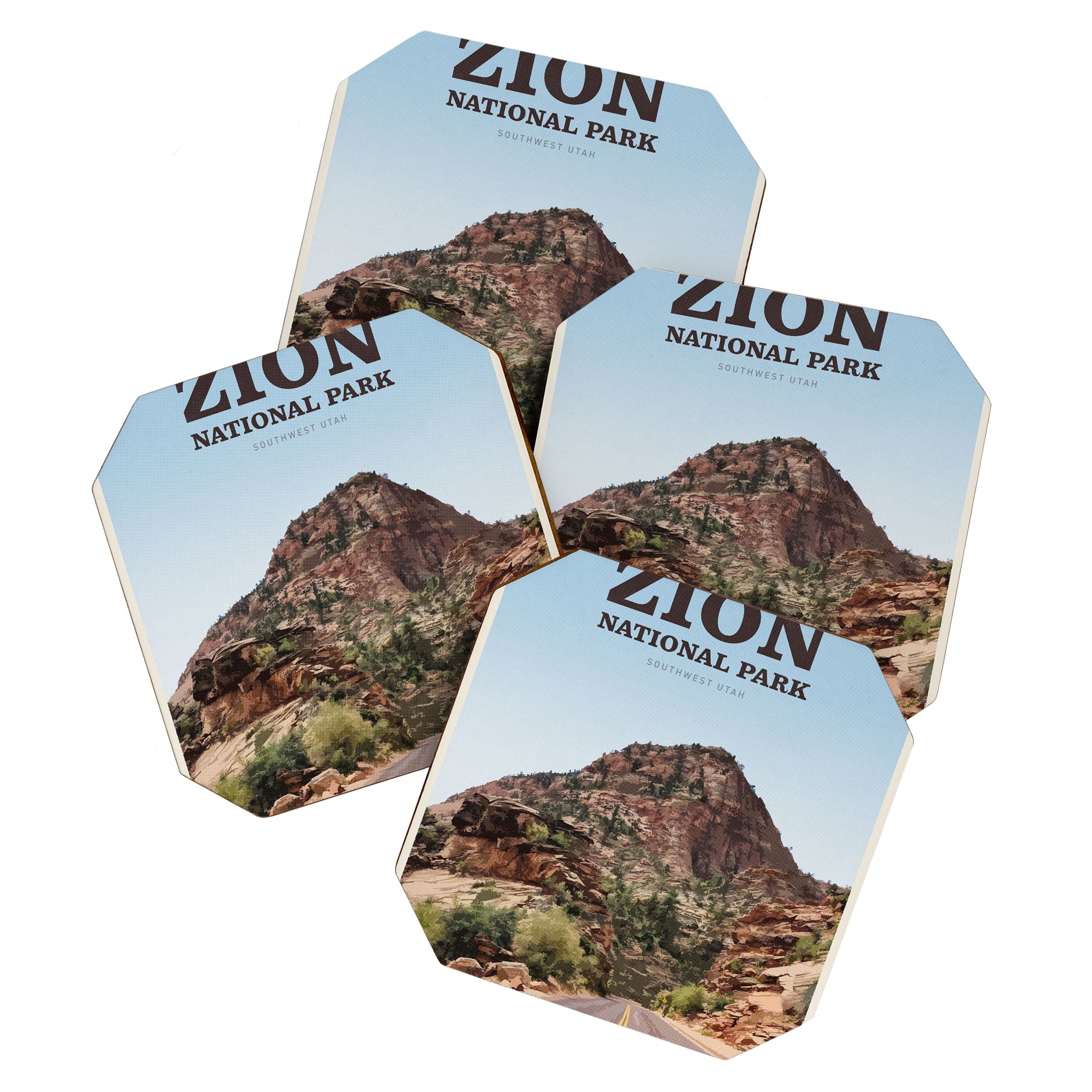 Visit Zion National Park Coaster Gallery Image 1