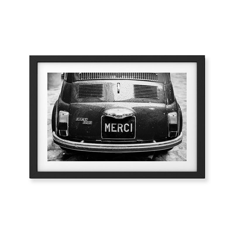 Merci Framed Art Print Gallery Image 2