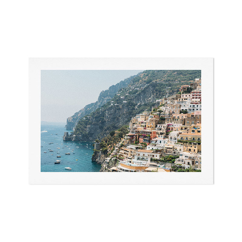Positano Cliffs Art Print Gallery Image 1