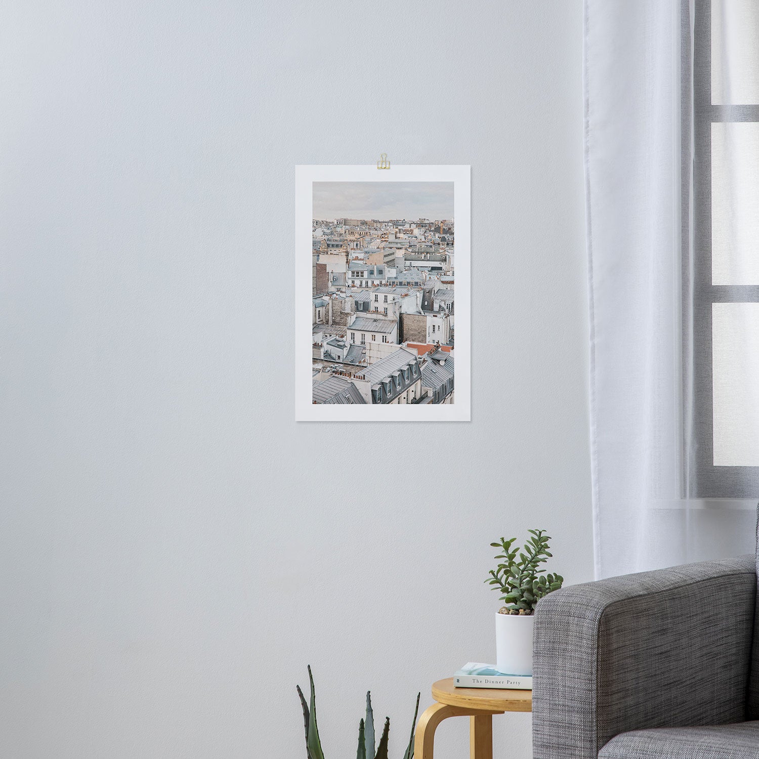 Rooftops of Paris Art Print Gallery Image 3