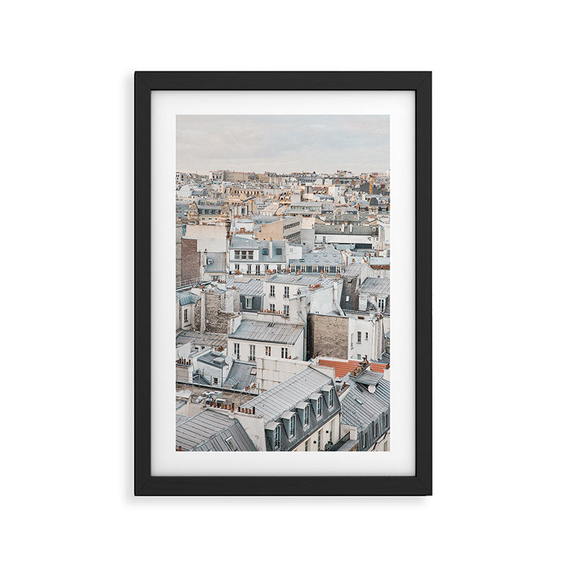 Rooftops of Paris Framed Art Print Gallery Image 2