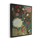 flower Japanese painting Framed Canvas Print Gallery Image 2